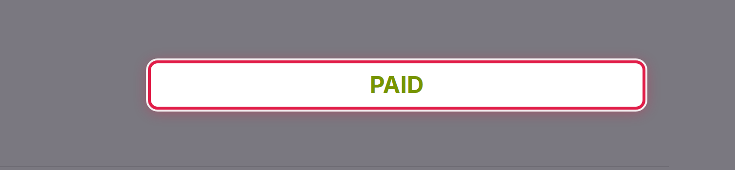 An invoice showing its payment status.